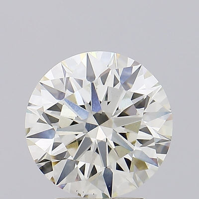 3.15 carat round lab grown diamond J color VS1 clarity