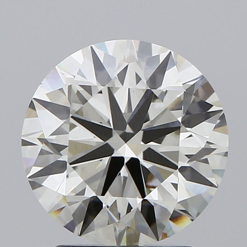 2.30 carat round lab grown diamond J color VS1 clarity
