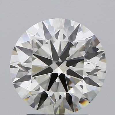 2.30 carat round lab grown diamond J color VS1 clarity