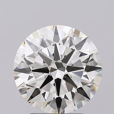 3.01 carat round lab grown diamond J color VS1 clarity