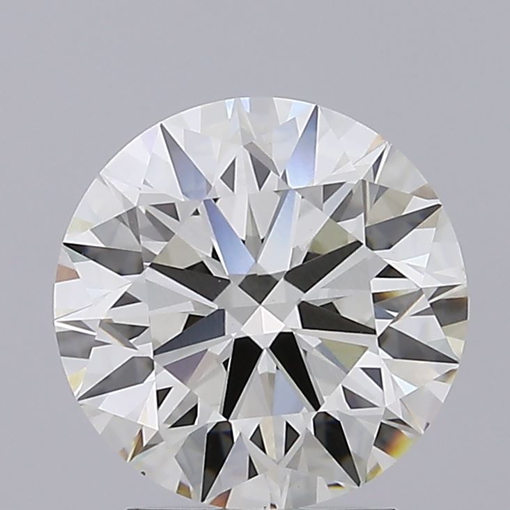 2.35 carat round lab grown diamond I color VVS2 clarity
