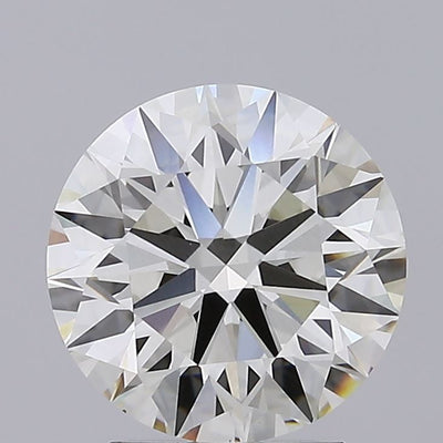 2.35 carat round lab grown diamond I color VVS2 clarity
