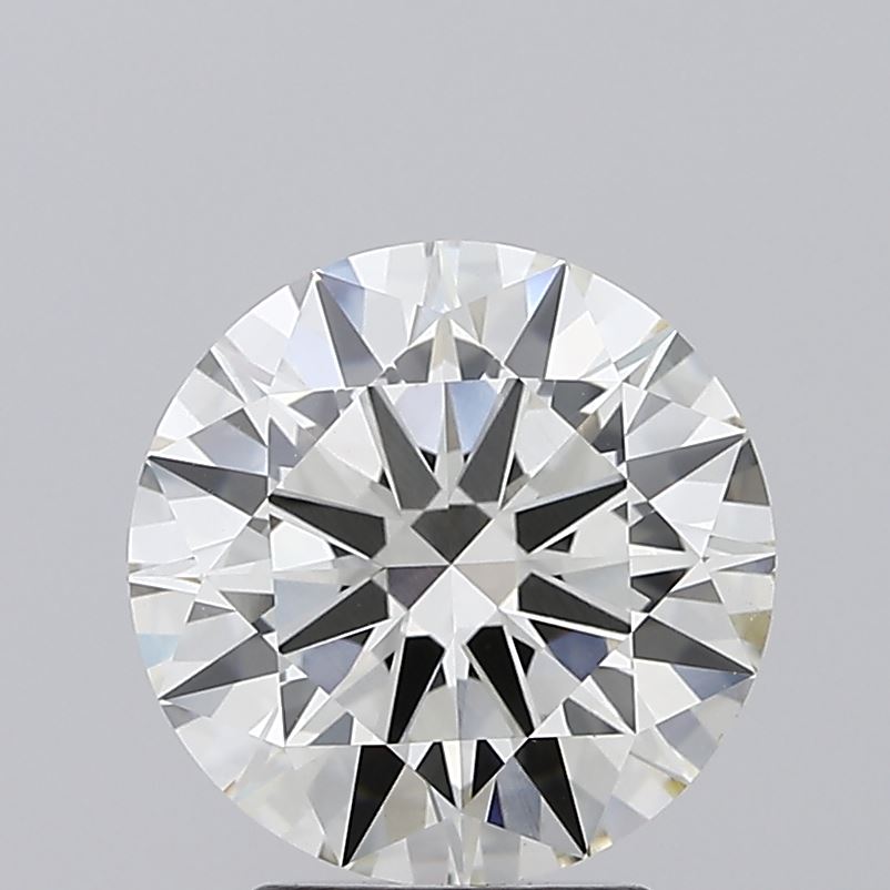 3.02 carat round lab grown diamond J color VS1 clarity