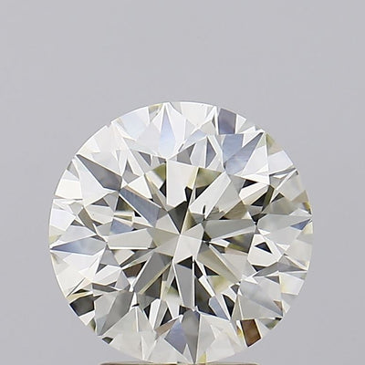 3.05 carat round lab grown diamond J color VS1 clarity