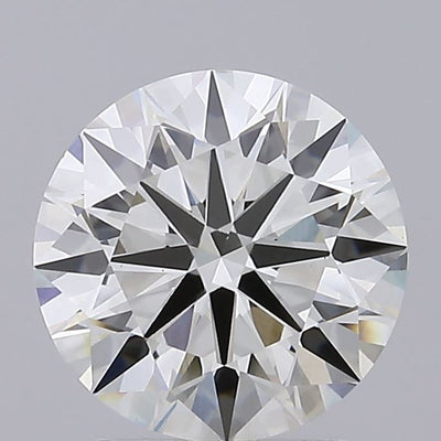 2.11 carat round lab grown diamond I color VVS2 clarity
