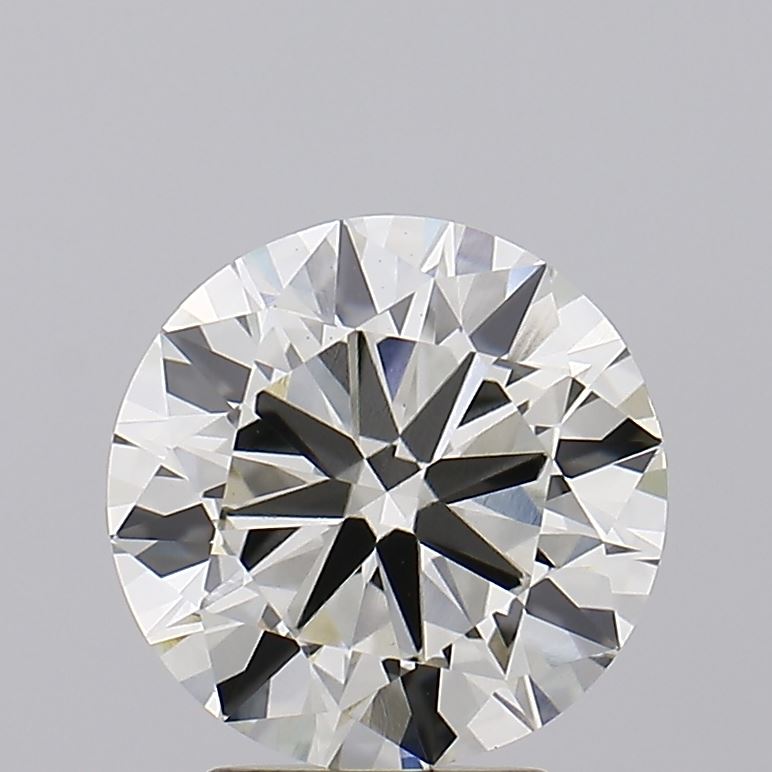 3.01 carat round lab grown diamond J color VS1 clarity
