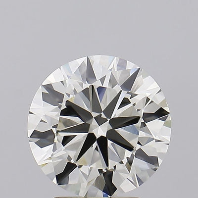 3.01 carat round lab grown diamond J color VS1 clarity