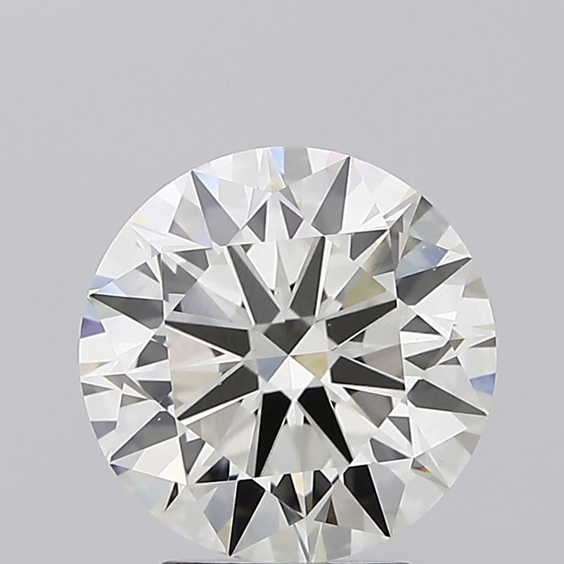 3.01 carat round lab grown diamond J color VS1 clarity