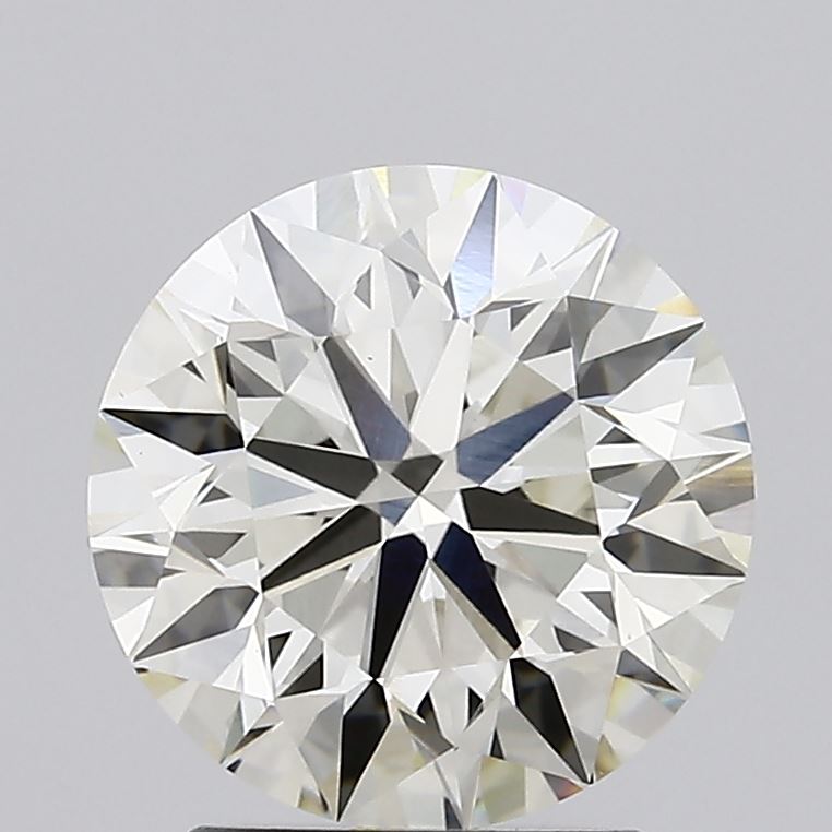 2.54 carat round lab grown diamond J color VS1 clarity