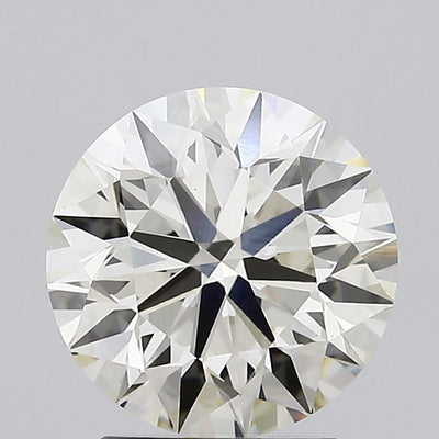 2.54 carat round lab grown diamond J color VS1 clarity