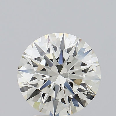 3.07 carat round lab grown diamond J color VS1 clarity