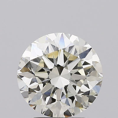 3.01 carat round lab grown diamond J color VS1 clarity
