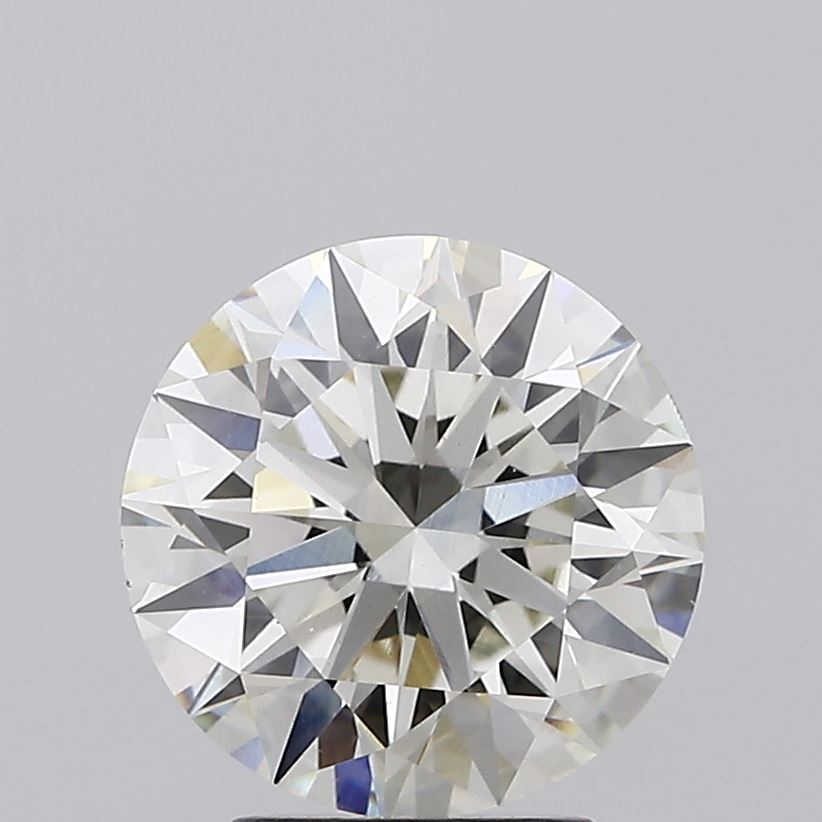 3.04 carat round lab grown diamond J color VS1 clarity