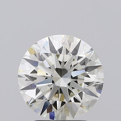 3.04 carat round lab grown diamond J color VS1 clarity