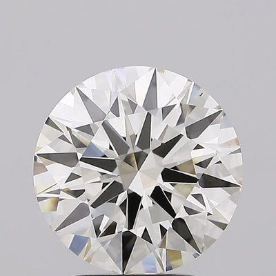 3.05 carat round lab grown diamond J color VS1 clarity