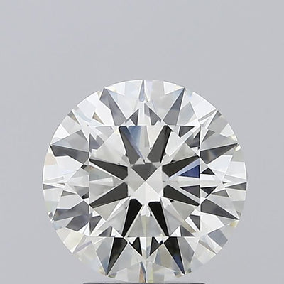 3.04 carat round lab grown diamond J color VS1 clarity