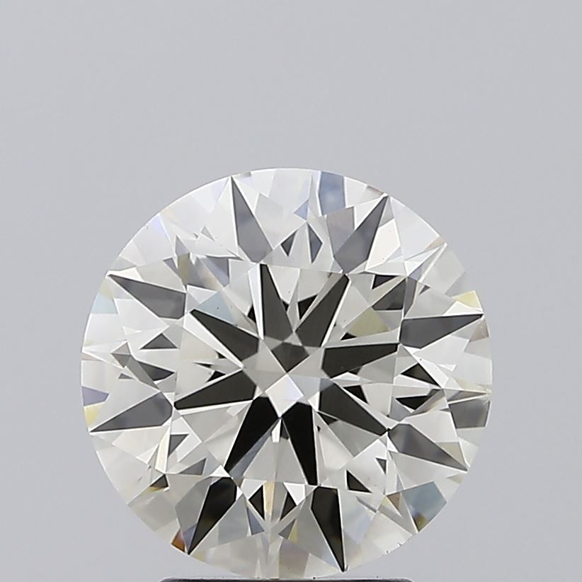 3.11 carat round lab grown diamond J color VS1 clarity