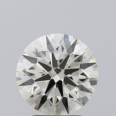 3.11 carat round lab grown diamond J color VS1 clarity