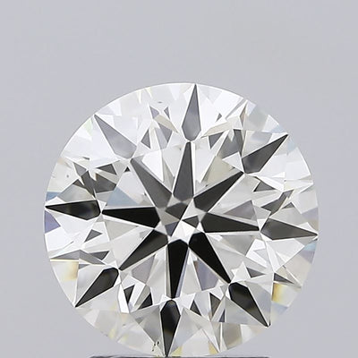 2.31 carat round lab grown diamond J color VS1 clarity