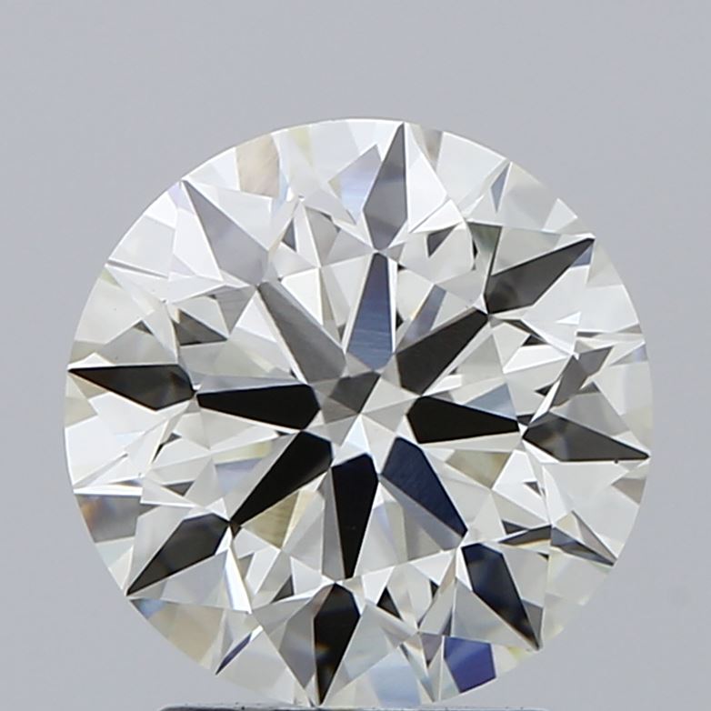 2.33 carat round lab grown diamond J color VS1 clarity