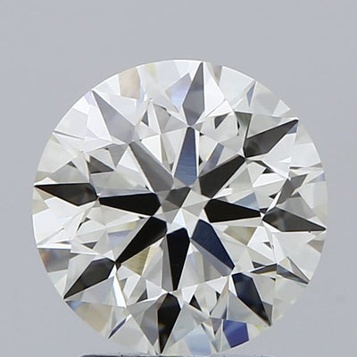2.33 carat round lab grown diamond J color VS1 clarity