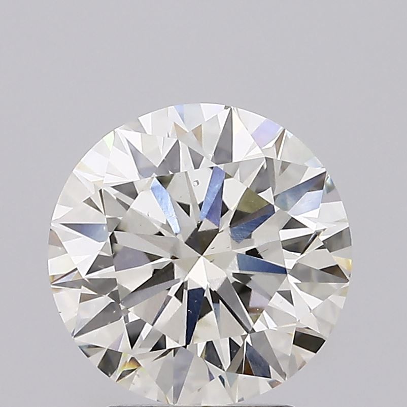 3.01 carat round lab grown diamond J color VS2 clarity