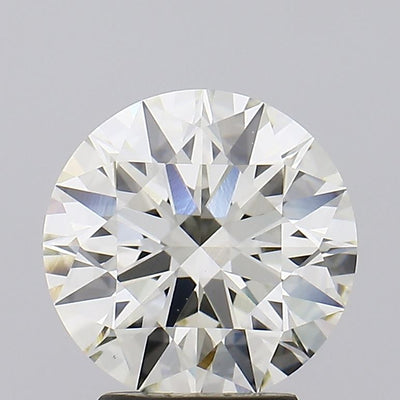 3.07 carat round lab grown diamond J color VS1 clarity