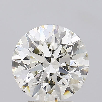 3.02 carat round lab grown diamond J color VS2 clarity