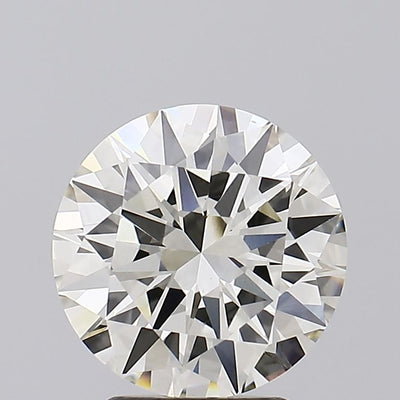 3.02 carat round lab grown diamond J color VS1 clarity