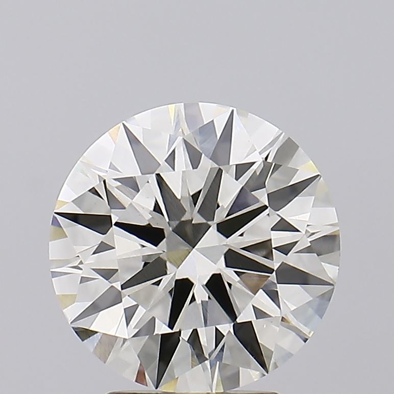 3.10 carat round lab grown diamond J color VS1 clarity