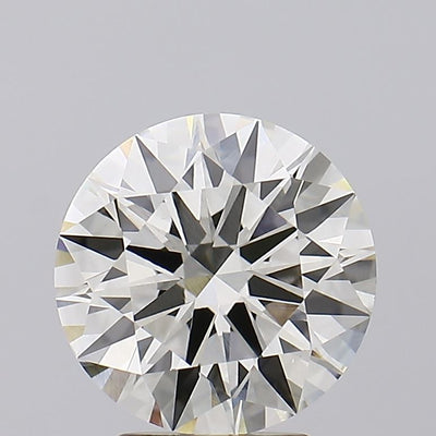 3.10 carat round lab grown diamond J color VS1 clarity