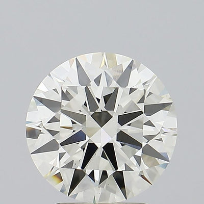 3.06 carat round lab grown diamond J color VS1 clarity