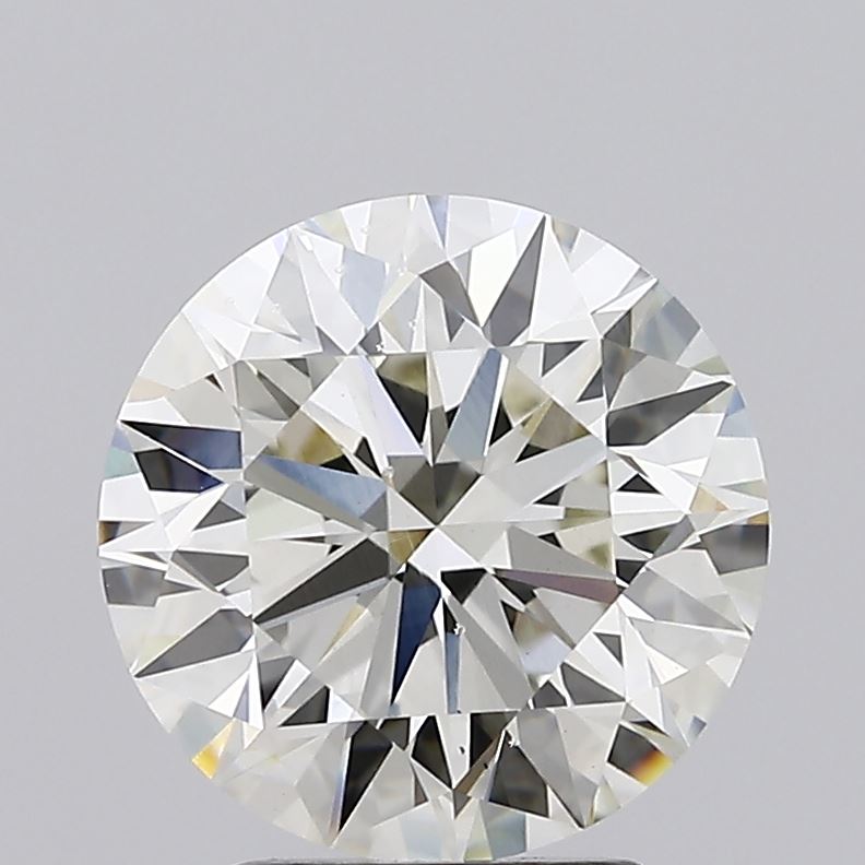 3.02 carat round lab grown diamond J color VS1 clarity