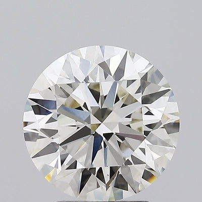 3.02 carat round lab grown diamond J color VS1 clarity