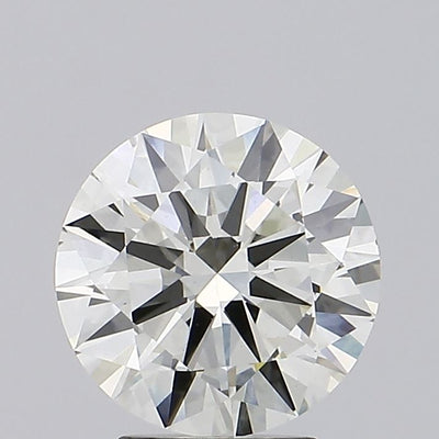 3.01 carat round lab grown diamond J color VS1 clarity