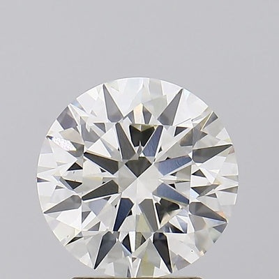 2.50 carat round lab grown diamond J color VS1 clarity