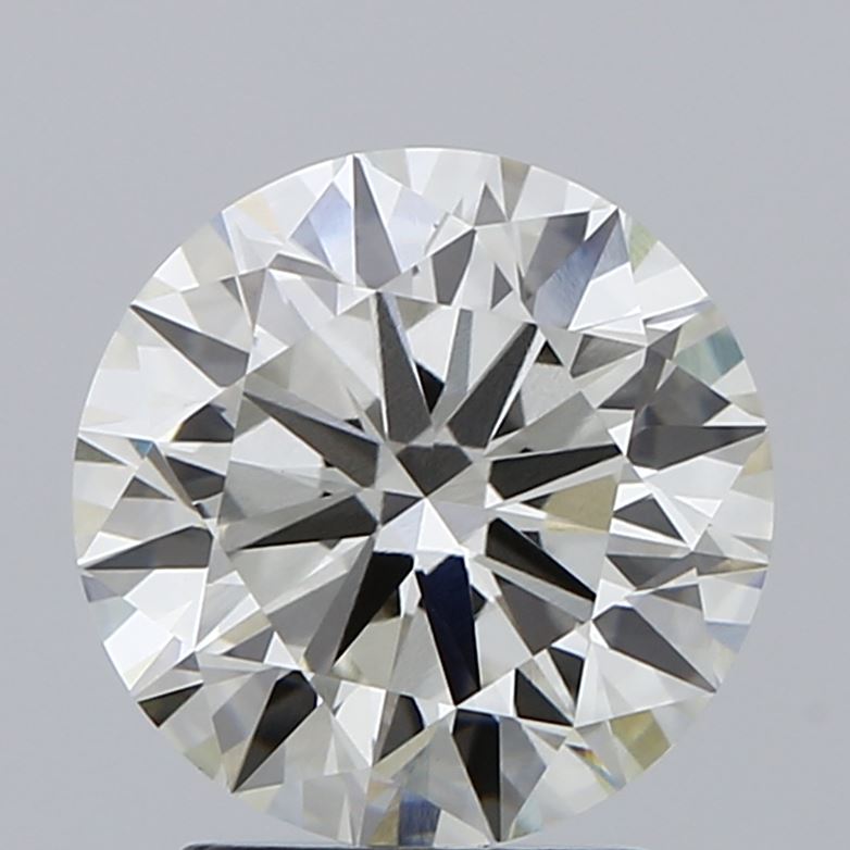 2.31 carat round lab grown diamond J color VS1 clarity