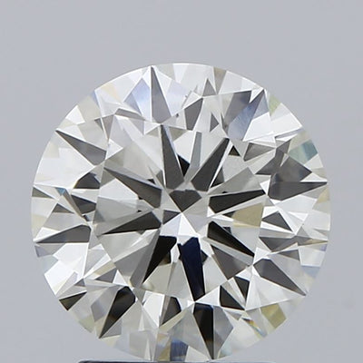 2.31 carat round lab grown diamond J color VS1 clarity