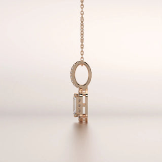 [View]: [Cut] Diamond [Type] with [Setting] Setting in [Purity] [Metal] - Lab Grown - Driona Jewels